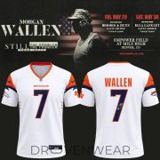 Morgan Wallen Still The Problem Tour 2026 x Denver Broncos Empower Field Special Jersey