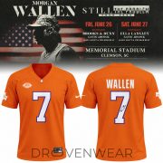 Morgan Wallen x Clemson Tigers 2026 Exclusive Orange Football Jersey - Image 3
