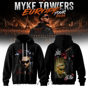 Myke Towers Young Kingz World Tour Hoodie by Drovenwear.com