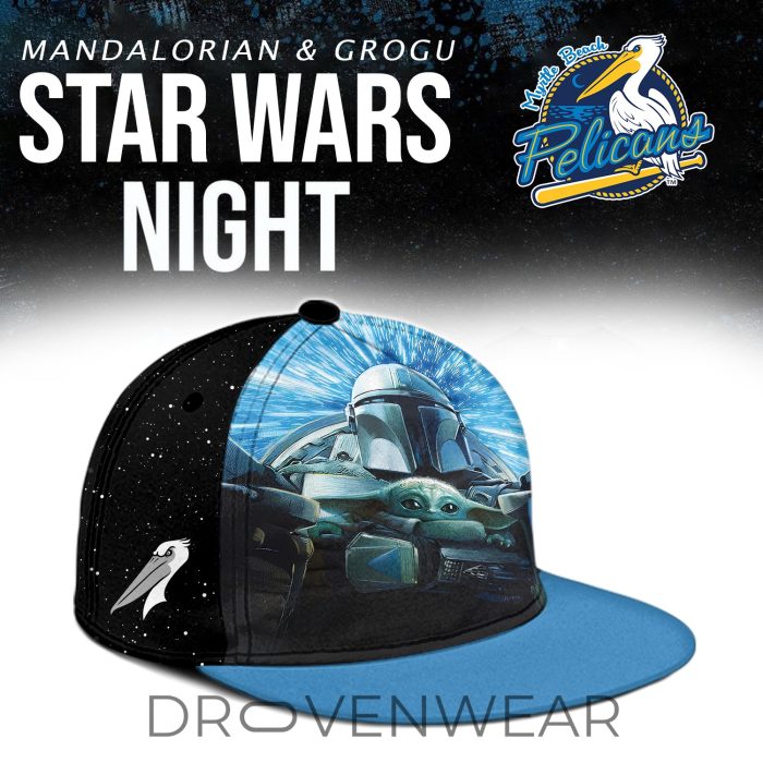 Myrtle Beach Pelicans Mandalorian Star Wars Night Jersey NN - Image 3