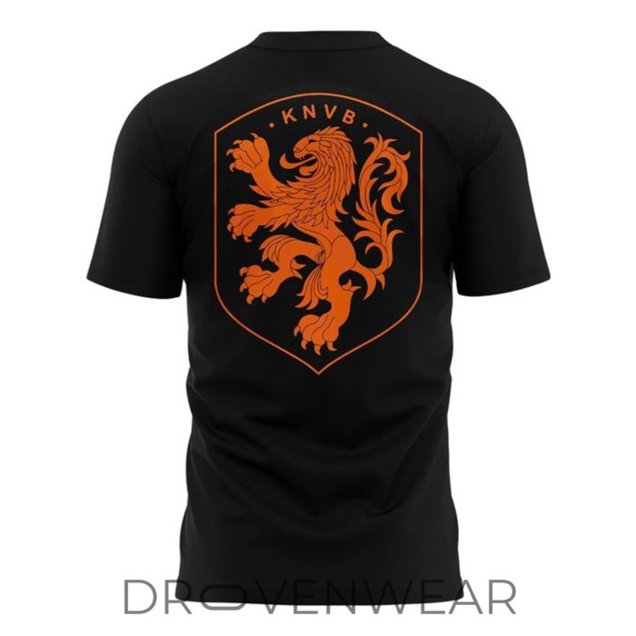 Netherlands FIFA World Cup 2026 Black Warm-Up Training Shirt - Image 3