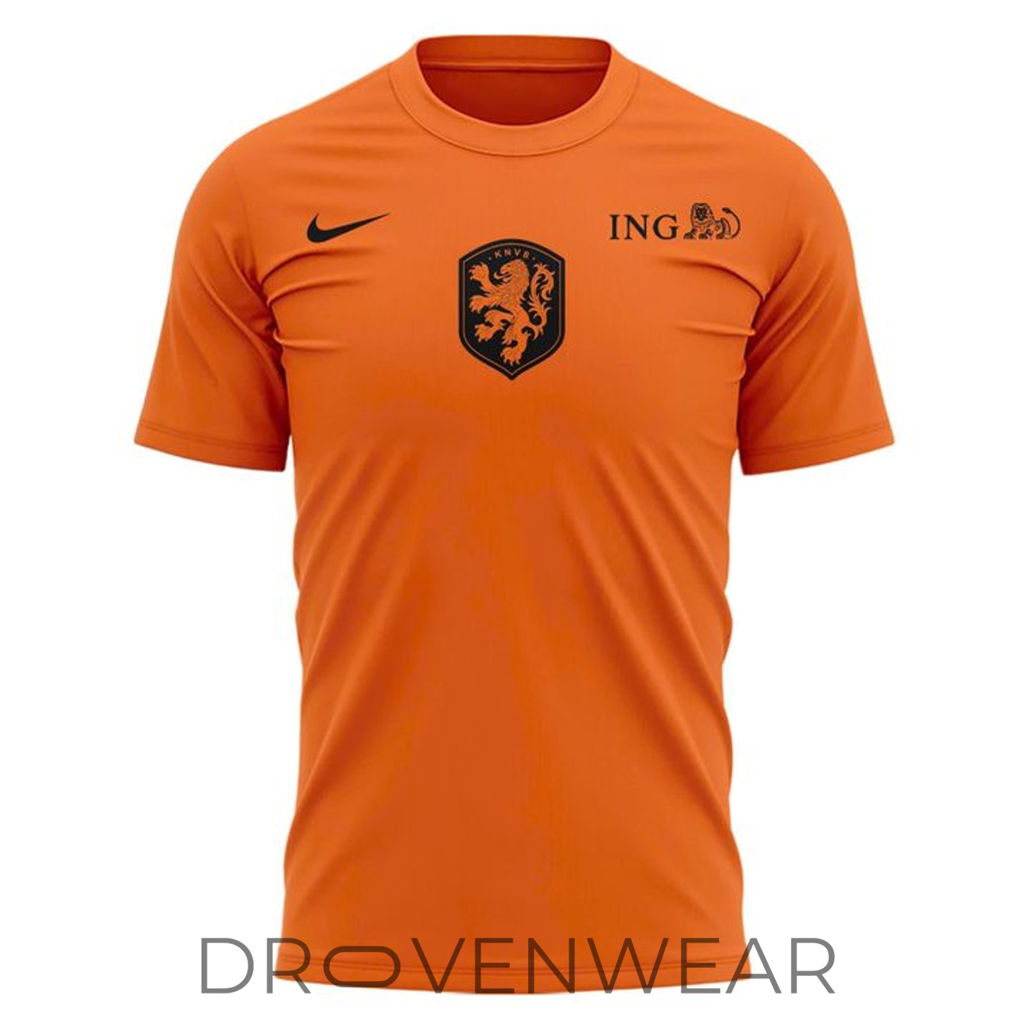 Netherlands FIFA World Cup 2026 Orange Warm-Up Fan Shirt Netherlands FIFA World Cup 2026 Orange Warm-Up Fan Shirt