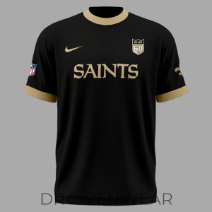 New Orleans Saints 60 Years Anniversary Logo Collector Shirt by Drovenwear.com