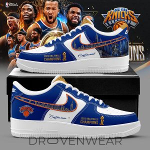 New York Knicks 2026 Championship Legacy AF1 Shoes V2 by Drovenwear.com