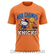 New York Knicks Hello Kitty NBA Finals 2026 Champions Fan Celebration Shirt - Image 2