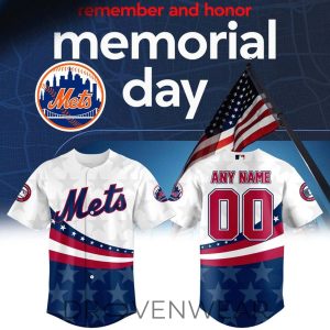 New York Mets 2026 Memorial Day Jersey by Drovenwear.com