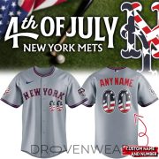 New York Mets USA 250 Independence Day Road Baseball Jersey