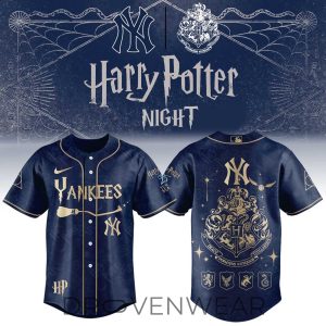 New York Yankees Harry Potter Night Baseball Jersey 2026 by Drovenwear.com
