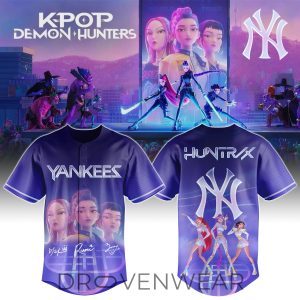 New York Yankees KPop Demon Hunters Jersey by Drovenwear.com