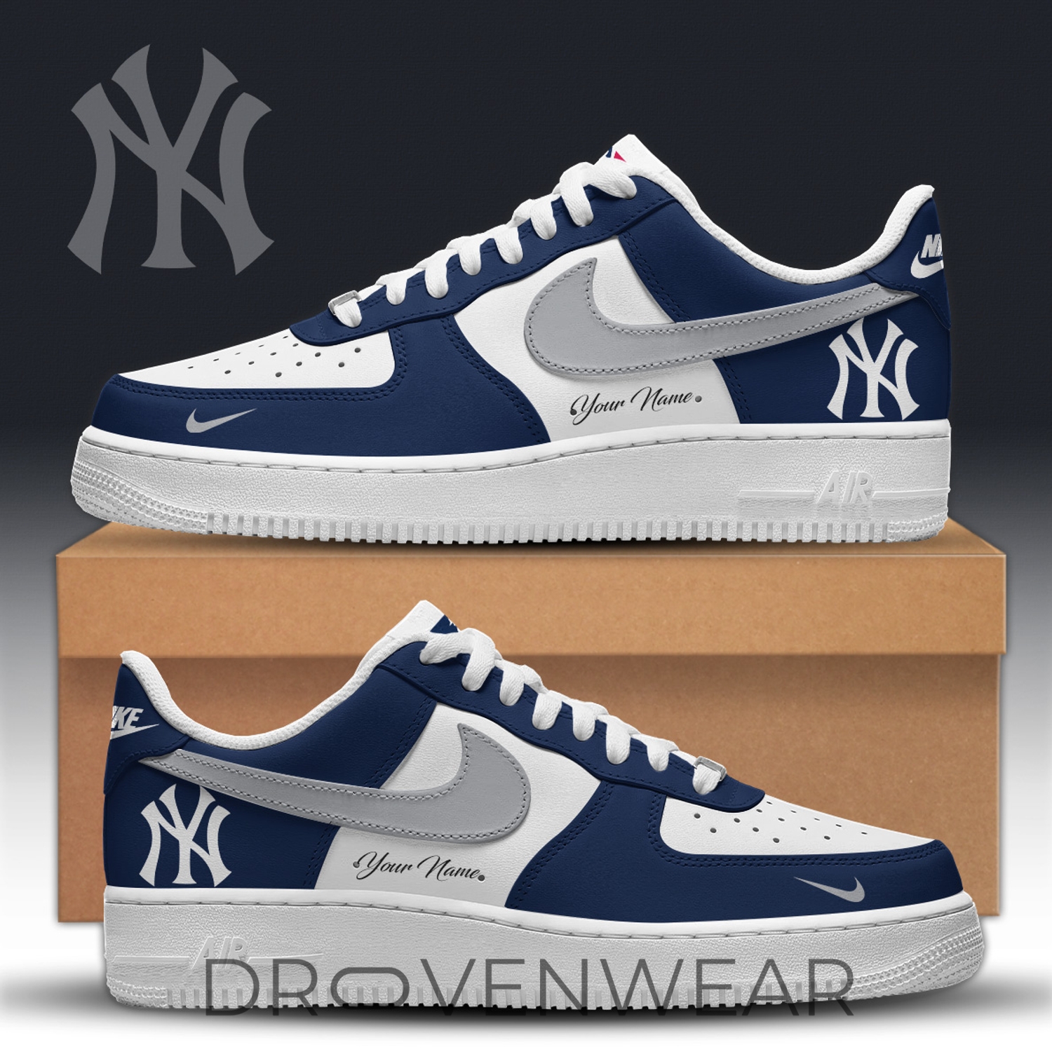 New York Yankees Limited Edition Air Force 1 Inspired Shoes 2026 New York Yankees Limited Edition Air Force 1 Inspired Shoes 2026