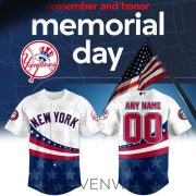 New York Yankees Memorial Day Tribute Baseball Jersey 2026