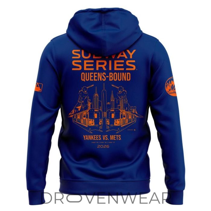 New York Yankees Mets 2026 Subway Series Bronx-Bound Hoodie - Image 3