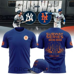 New York Yankees Mets 2026 Subway Series BronxBound Tee by Drovenwear.com