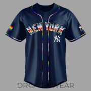 New York Yankees Pride Celebration Custom Baseball Jersey - Image 2