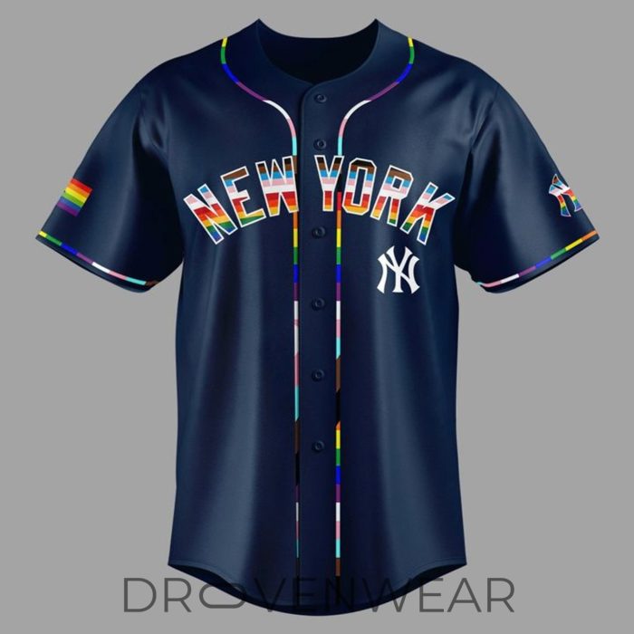 New York Yankees Pride Celebration Custom Baseball Jersey - Image 2