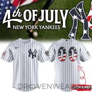 New York Yankees USA 250 Fourth of July Home Baseball Jersey