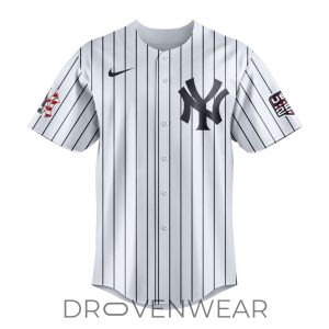 New York Yankees USA 250 Fourth of July Home Baseball Jersey by Drovenwear.com