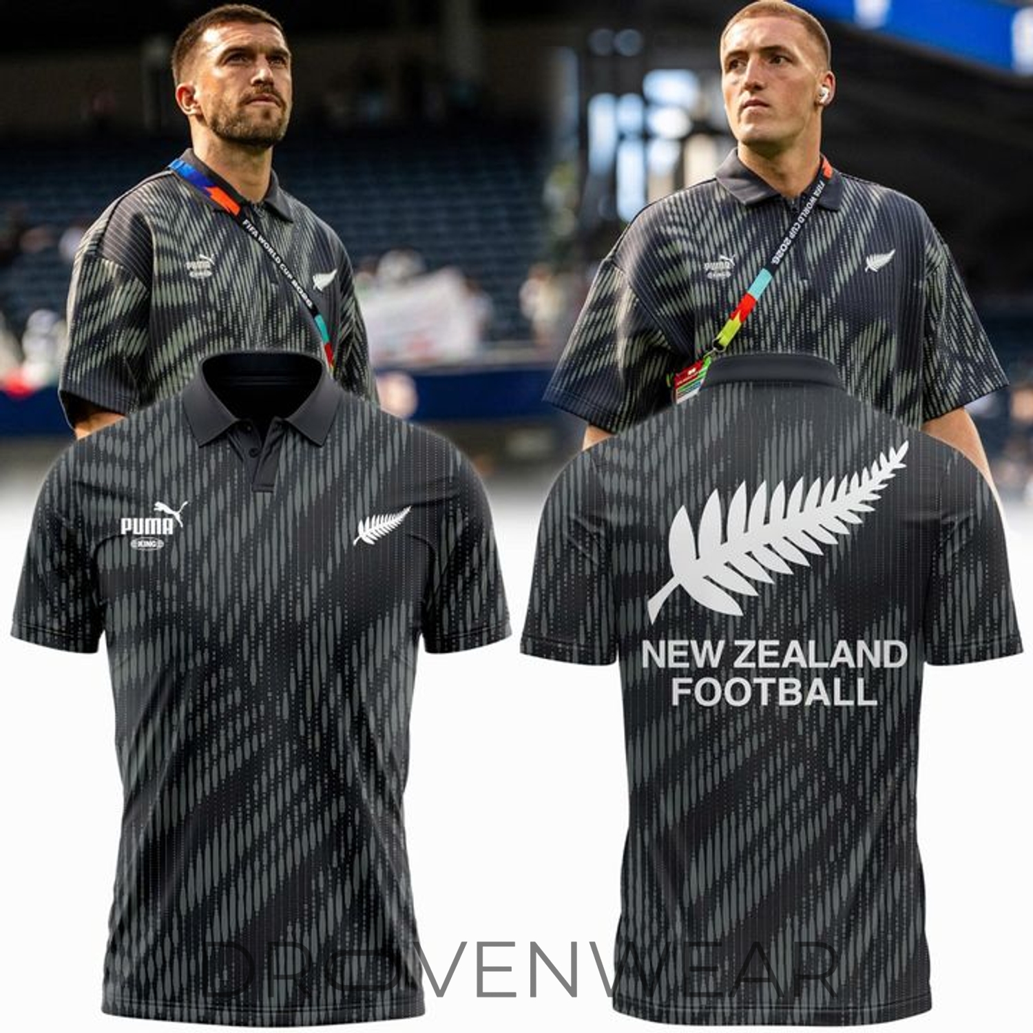 New Zealand Football Team FIFA World Cup 2026 Classic Polo New Zealand Football Team FIFA World Cup 2026 Classic Polo