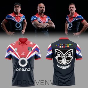 New Zealand Warriors Kotahitanga Edition Polo 2026 by Drovenwear.com