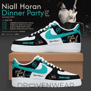 Niall Horan Dinner Party Australia Tour AF1 Sneakers by Drovenwear.com