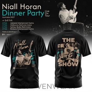 Niall Horan Dinner Party Australia Tour Graphic Tee by Drovenwear.com
