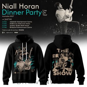 Niall Horan Dinner Party Australia Tour Pullover Hoodie by Drovenwear.com