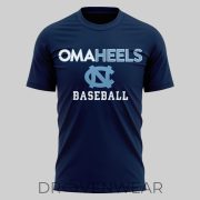 North Carolina Tar Heels 2026 Omaha Baseball Tournament Fan T-Shirt - Image 2