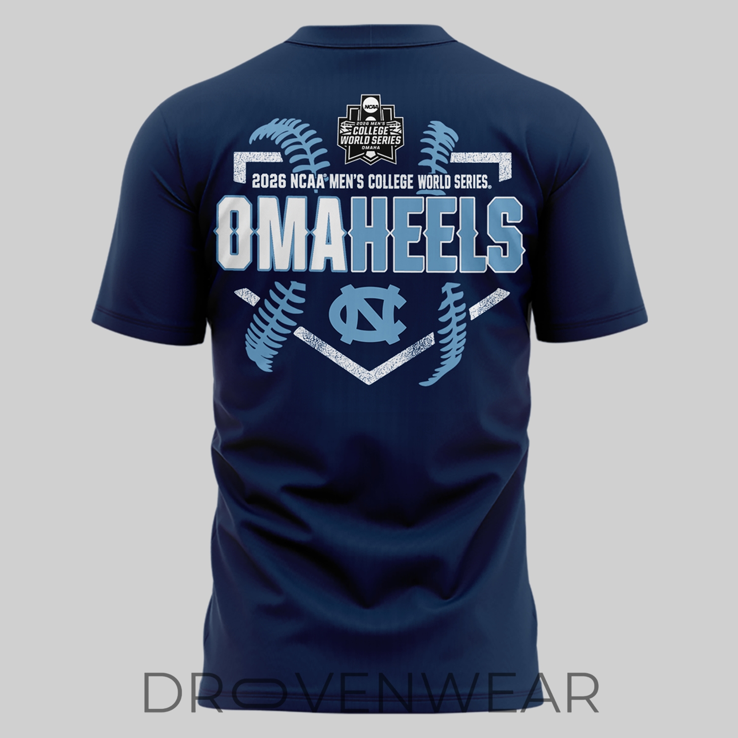 North Carolina Tar Heels 2026 Omaha Baseball Tournament Fan T-Shirt North Carolina Tar Heels 2026 Omaha Baseball Tournament Fan T-Shirt