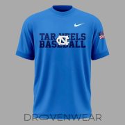 North Carolina Tar Heels Baseball Fan T-Shirt Blue Edition 2026 - Image 2