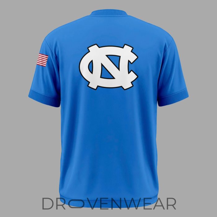 North Carolina Tar Heels Baseball Fan T-Shirt Blue Edition 2026 - Image 3