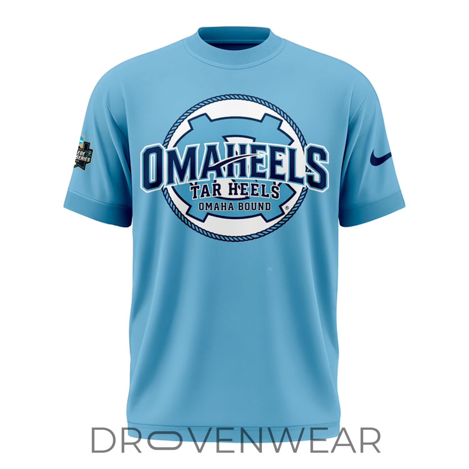 North Carolina Tar Heels Cardiac Carolina Omaha Bound Mascot Shirt North Carolina Tar Heels Cardiac Carolina Omaha Bound Mascot Shirt