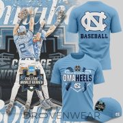 North Carolina Tar Heels OmaHeels 2026 College World Series Baseball T-Shirt