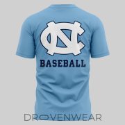 North Carolina Tar Heels OmaHeels 2026 College World Series Baseball T-Shirt - Image 3