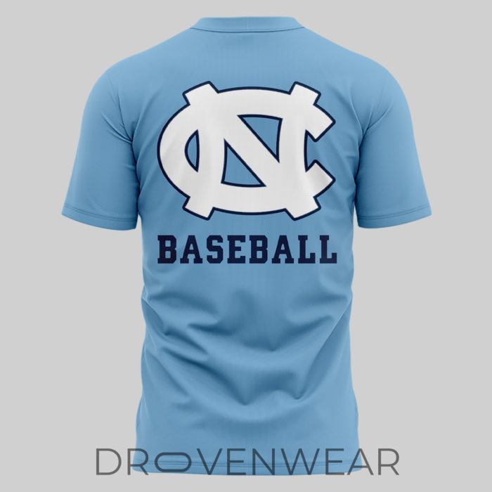 North Carolina Tar Heels OmaHeels 2026 College World Series Baseball T-Shirt - Image 3