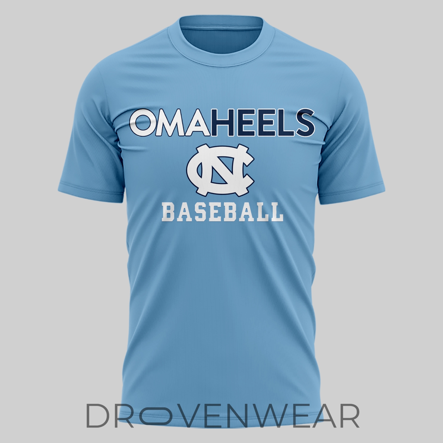 North Carolina Tar Heels OmaHeels 2026 Postseason Baseball Graphic Tee North Carolina Tar Heels OmaHeels 2026 Postseason Baseball Graphic Tee