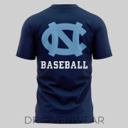 North Carolina Tar Heels OmaHeels Omaha 2026 NCAA Baseball Fan Tee - Image 3