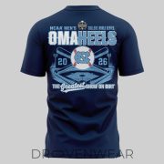 North Carolina Tar Heels Omaha Bound 2026 Baseball College World Series Shirt - Image 3