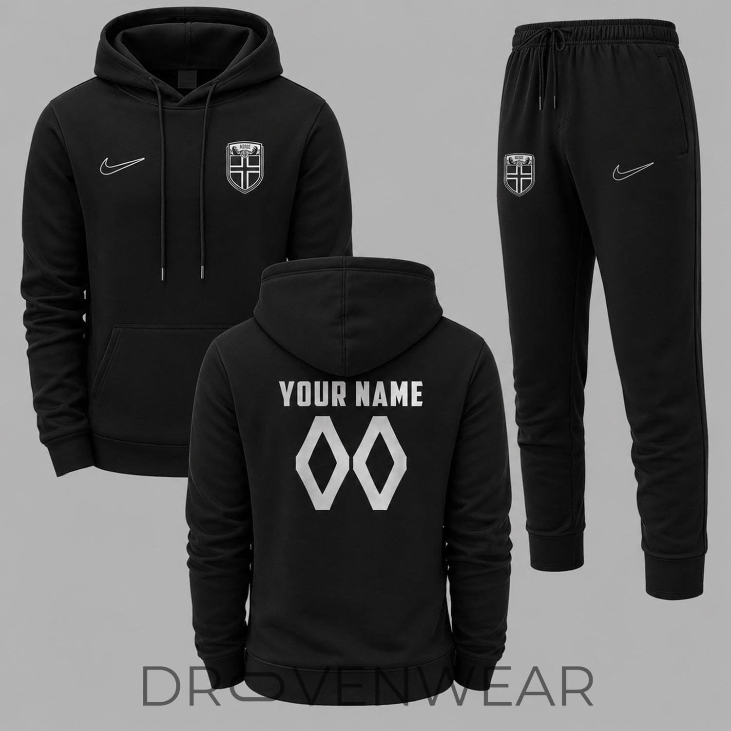 Norway FIFA World Cup 2026 Away Supporter Hoodie Jogger Combo Norway FIFA World Cup 2026 Away Supporter Hoodie Jogger Combo