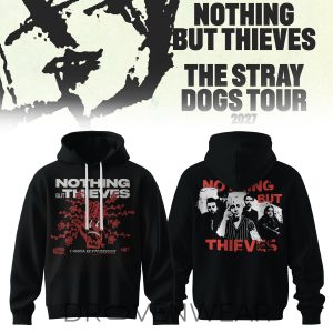 Nothing But Thieves Broken Frequency Tour 2026 Hoodie by Drovenwear.com