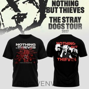 Nothing But Thieves Broken Frequency Tour 2026 TShirt by Drovenwear.com