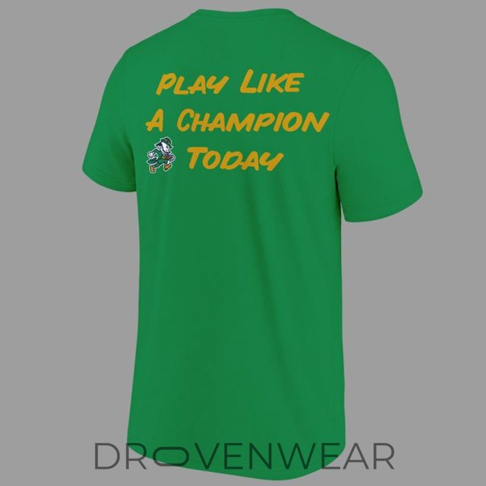 Notre Dame Fighting Irish Play Like A Champion Today Legacy T-Shirt - Image 3