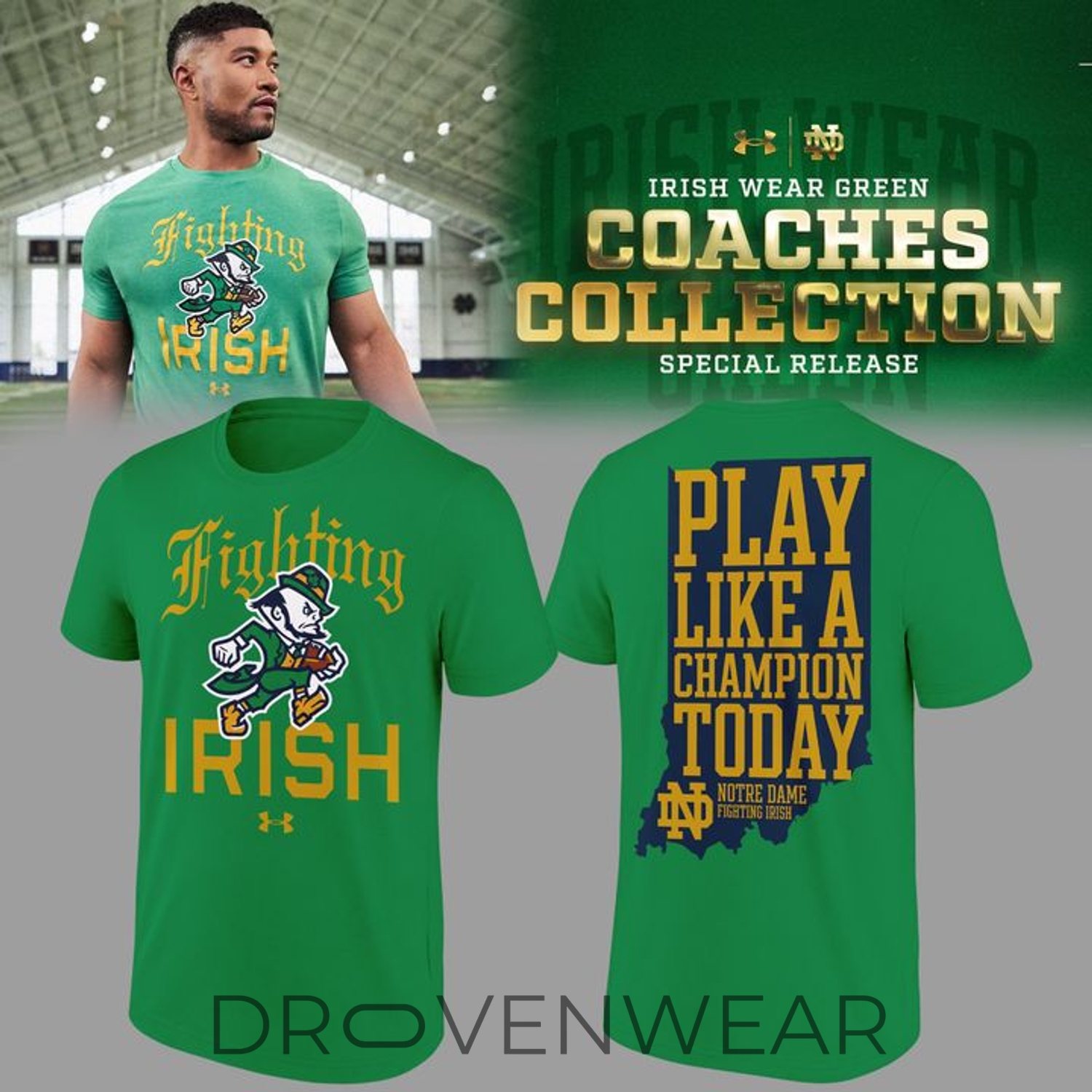 Notre Dame Fighting Irish Wear Green 2026 Fan Collection Shirt Notre Dame Fighting Irish Wear Green 2026 Fan Collection Shirt