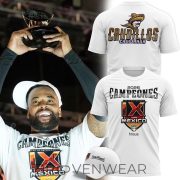 Official 2026 Tazón México IX Champion Caudillos de Chihuahua Tee