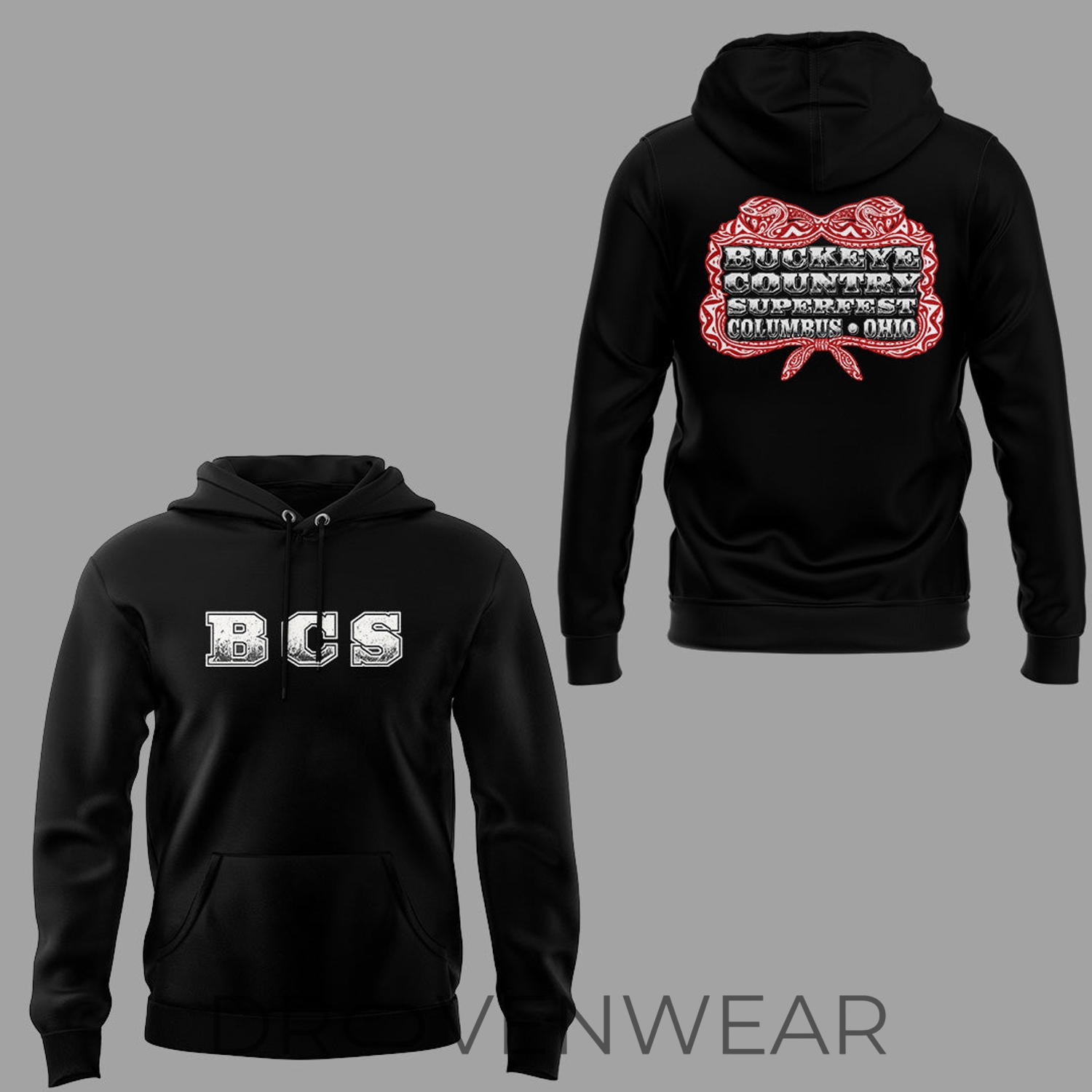 Ohio State Buckeyes Country Superfest 2026 Black Hoodie Ohio State Buckeyes Country Superfest 2026 Black Hoodie