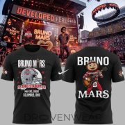 Ohio State Buckeyes x Bruno Mars Romantic Tour Ohio Stadium Shirt - Image 2