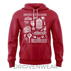 Oklahoma Sooners 2026 Pullover Hoodie by Drovenwear.com
