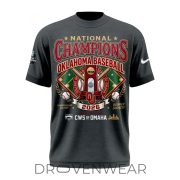 Oklahoma Sooners Baseball Champions 2026 Men's College World Series Grey Shirt - Image 2