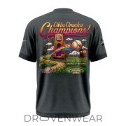 Oklahoma Sooners Baseball Champions 2026 Men's College World Series Grey Shirt - Image 3