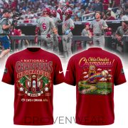 Oklahoma Sooners Baseball Champions 2026 Men's College World Series Red Shirt