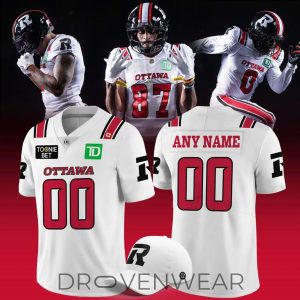 Ottawa Redblacks 2026 Alternate Edition Football Jersey by Drovenwear.com
